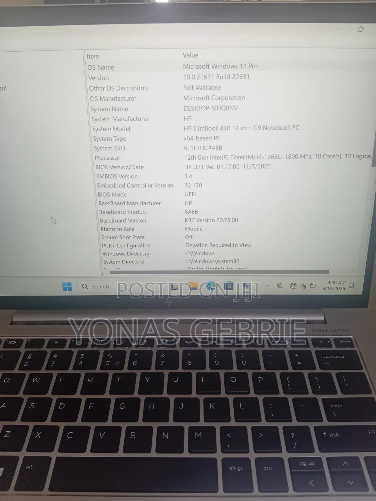 New Laptop HP EliteBook 840 16GB Intel Core i7 SSD 512GB