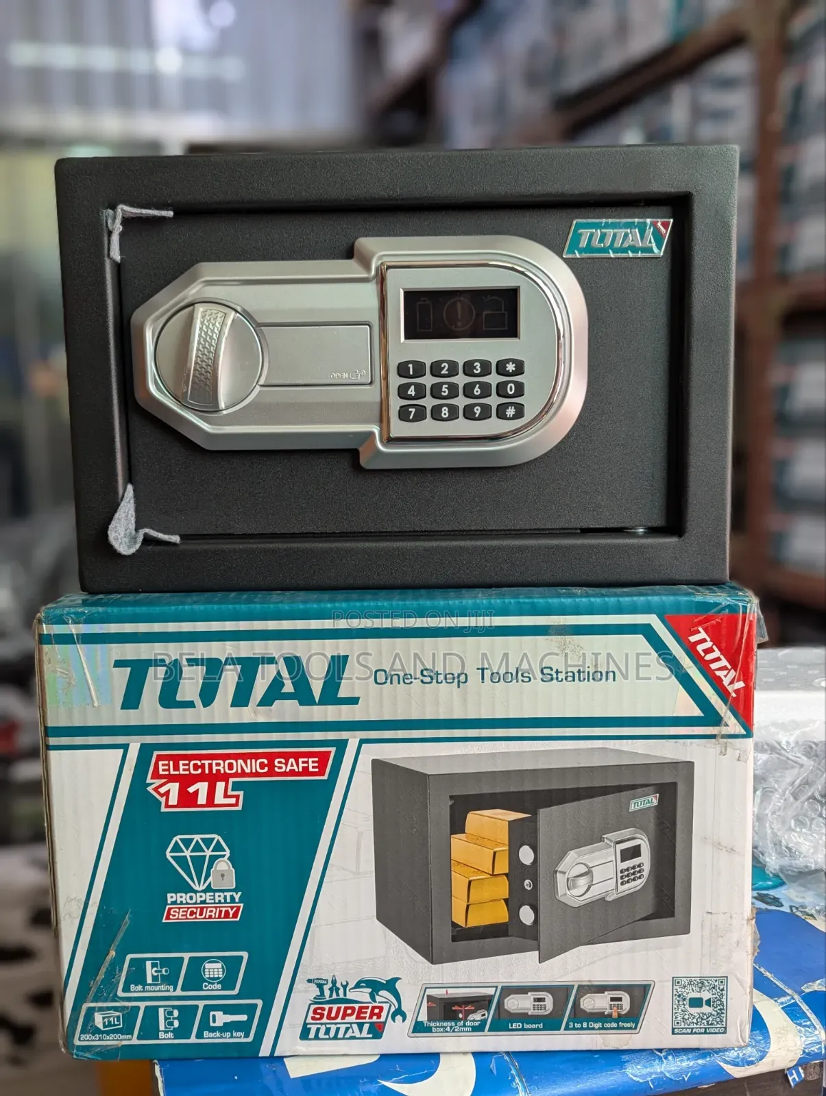 Total Electrical Digital Safe Box High Quality ካዝና Money, Jewelry Safe