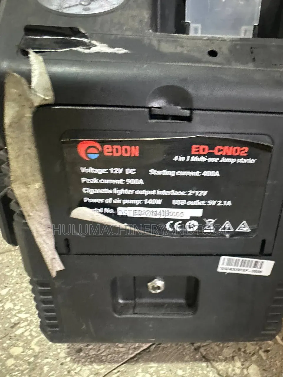 Edon Ed-Cn02 4-in-1 Multi-Use Jump Starter and Air Compressor