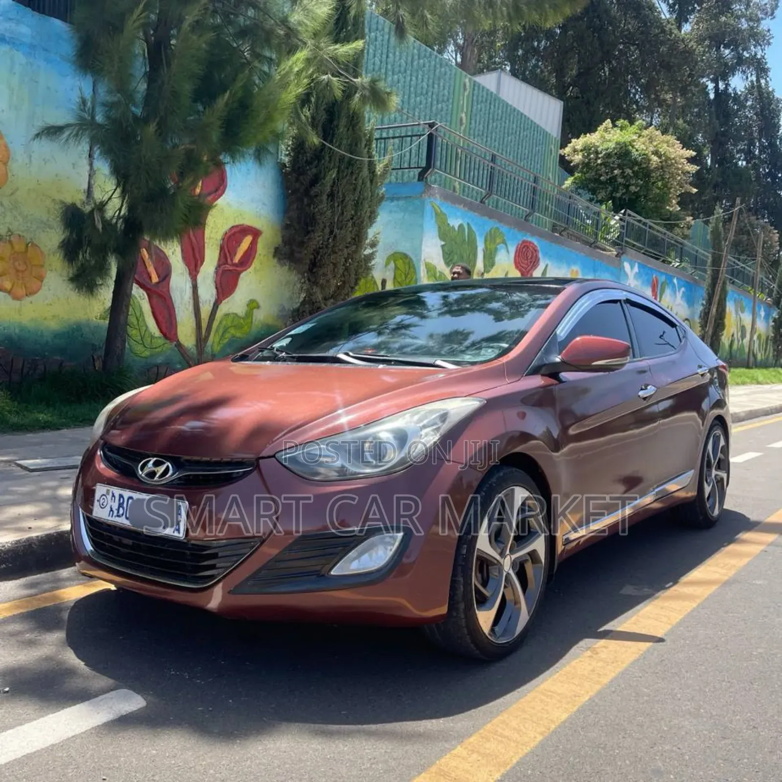 Hyundai Avante 2013 Burgundy