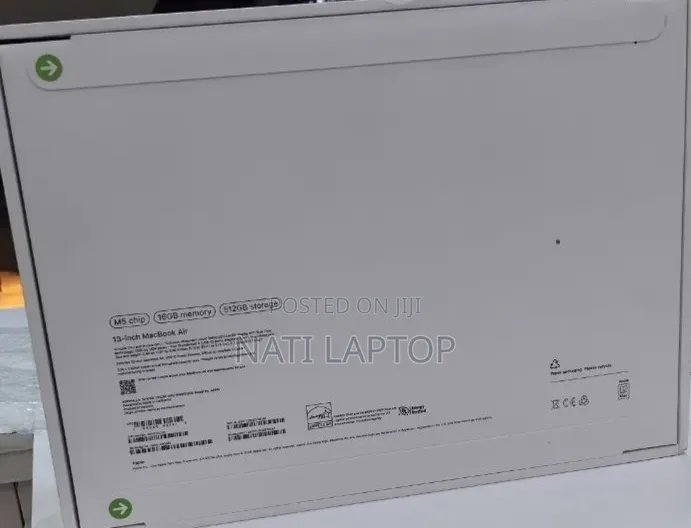 New Laptop Apple MacBook Air 2026 M5 13-inch 16GB Apple M5 SSD 512GB