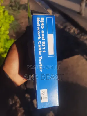 Rj45 and Rj11 Network Cable Tester Used for Verifying Cable