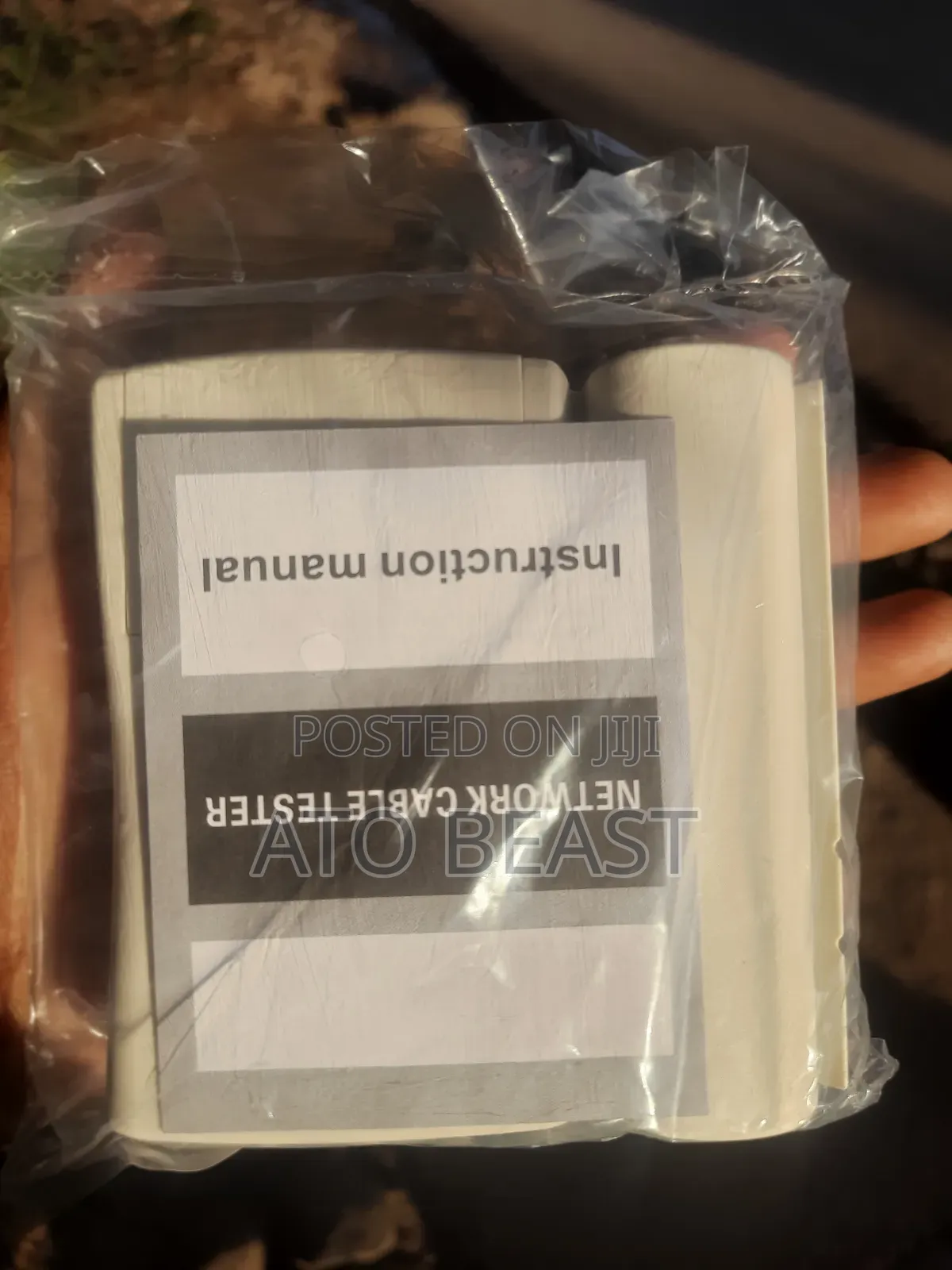 Rj45 and Rj11 Network Cable Tester Used for Verifying Cable