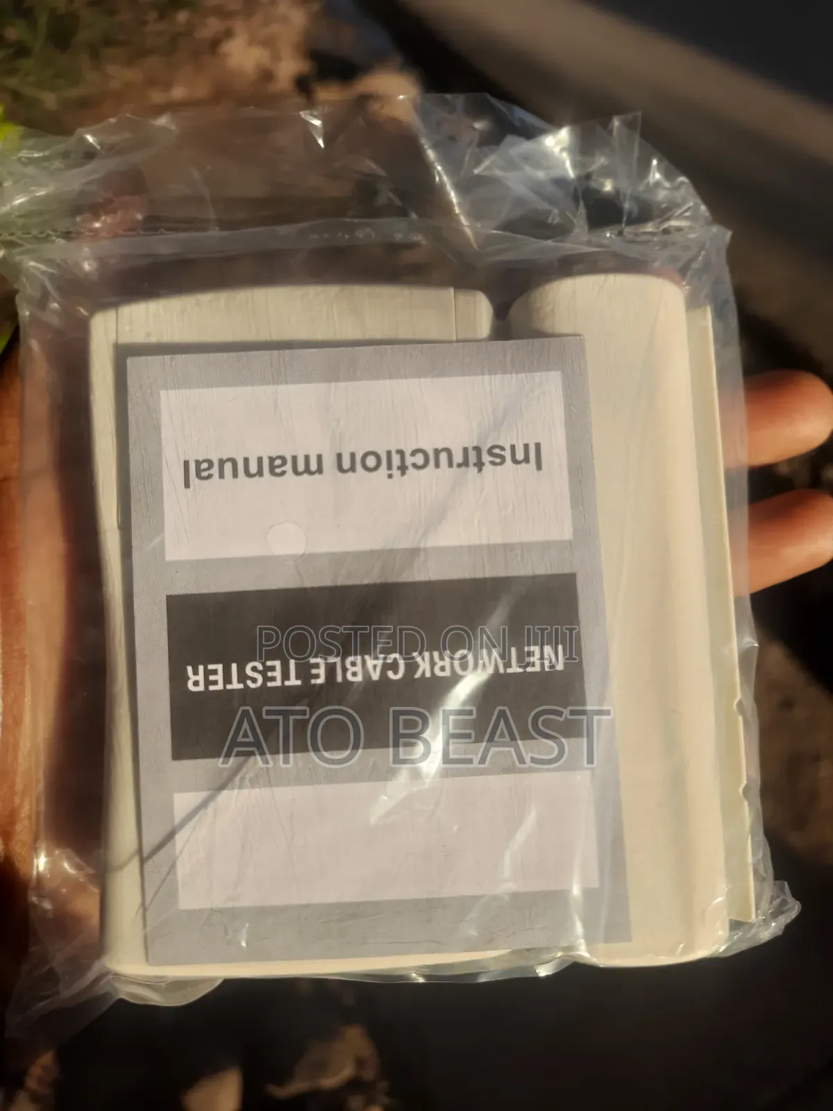 Rj45 and Rj11 Network Cable Tester Used for Verifying Cable