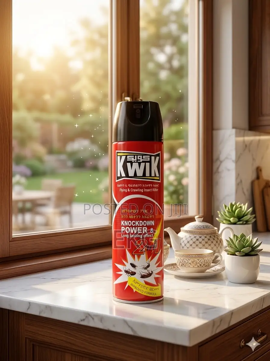 Kwik Flying Crawling Insect Killer.(Kwik የፀረተባይ ማጥፊያ - የበረሮ ማጥፊያ )