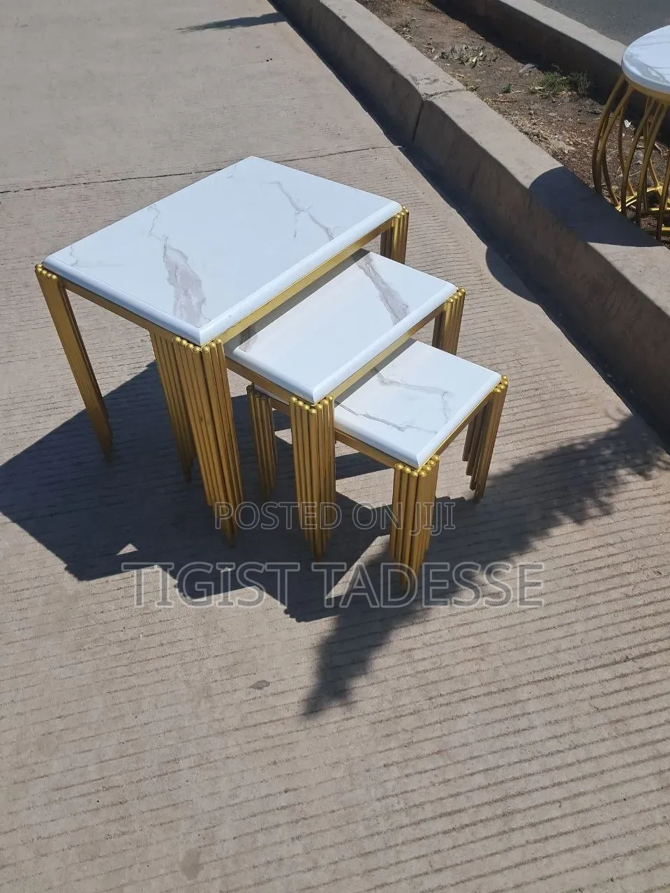 Coffee Tablele 3pcs Large Size Quality Material