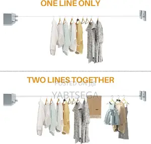 Double Ropes Retractable Clotheslines