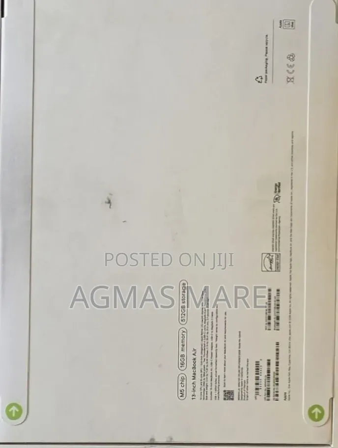 New Laptop Apple MacBook Air 2026 M5 13-inch 16GB Apple M5 SSD 512GB