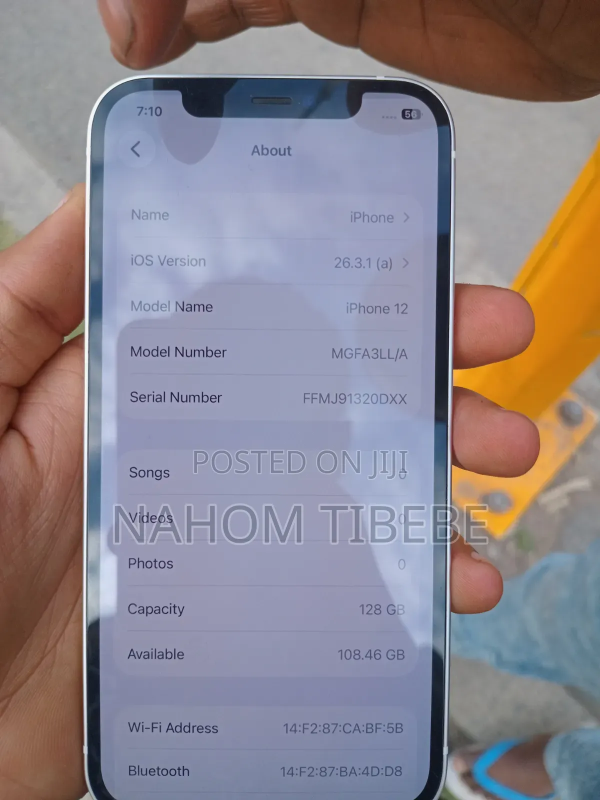 New Apple iPhone 12 128 GB White