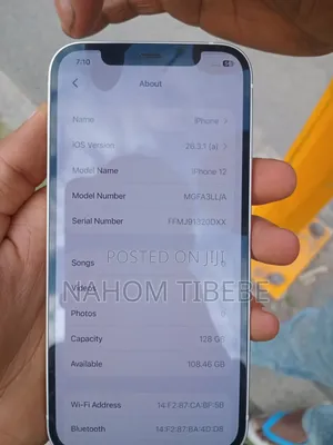 New Apple iPhone 12 128 GB White
