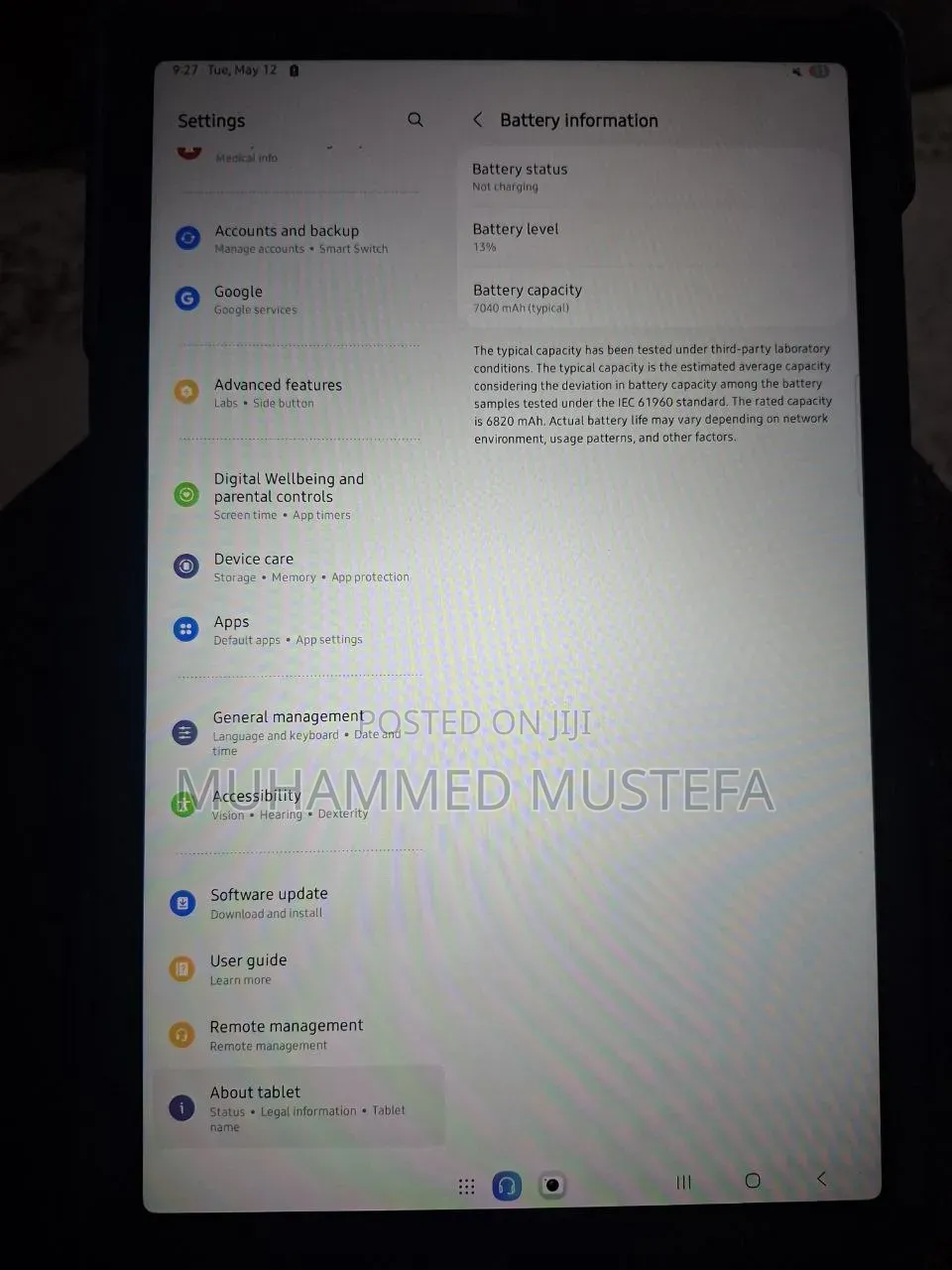 Samsung Galaxy Tab A9+ 64 GB Blue