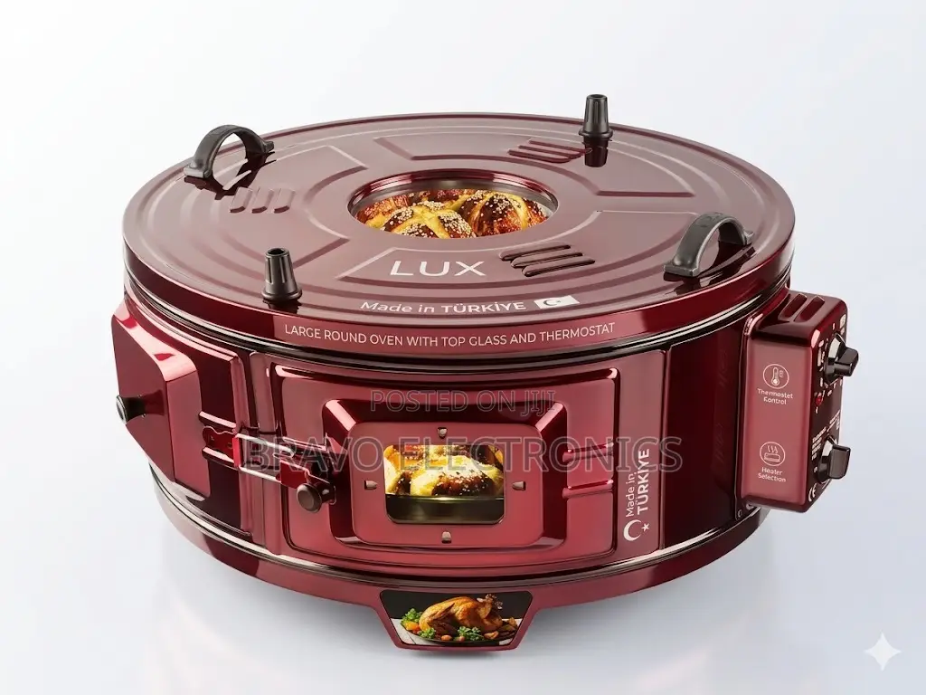 Lux Round Oven 3 Patra | Made In Turkey | Multi-layer Baking Oven