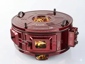 Lux Round Oven 3 Patra | Made In Turkey | Multi-layer Baking Oven
