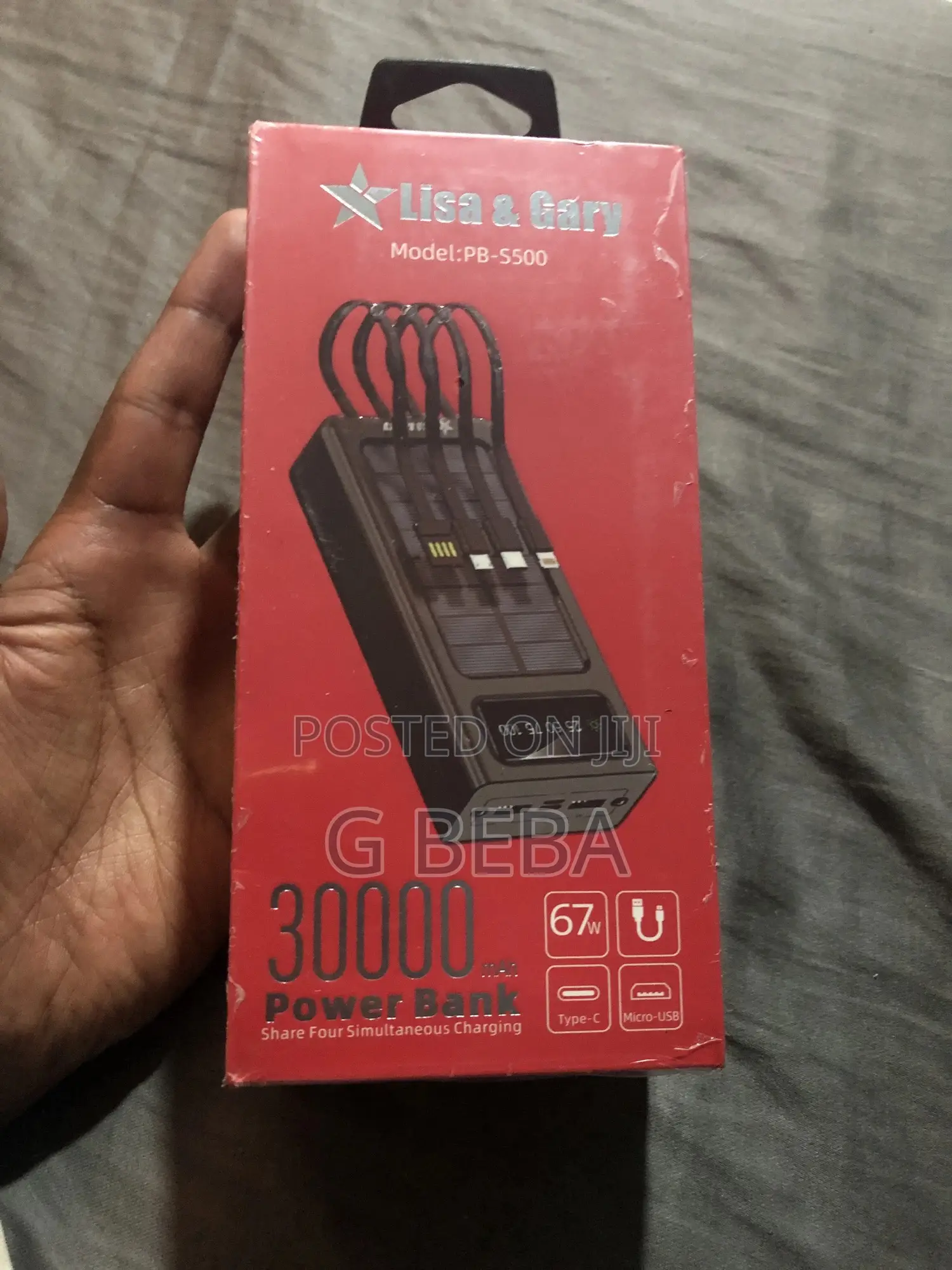 Pb-S500 Power Bank 30,000 Mah