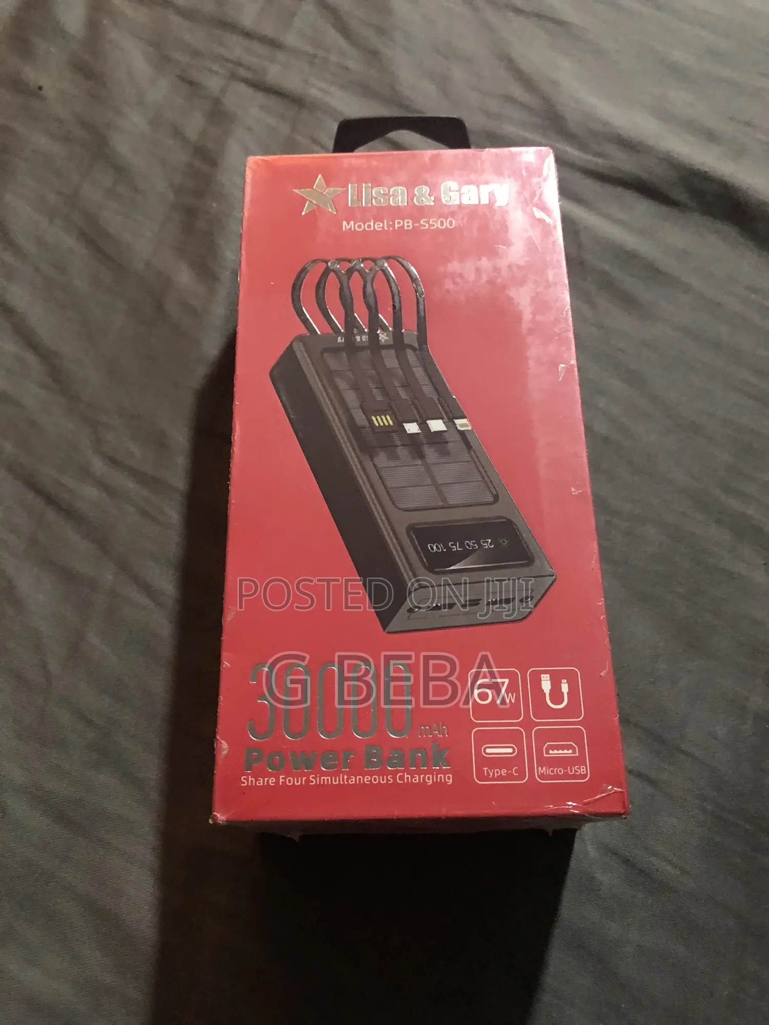 Pb-S500 Power Bank 30,000 Mah