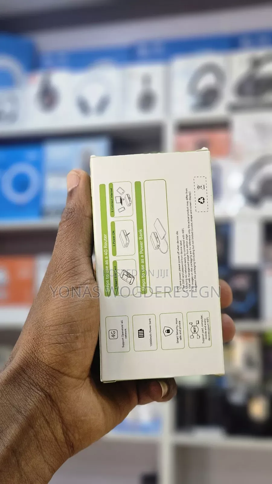 Ruggas 10000mah Power Bank + Pocket Wifi Portable Router