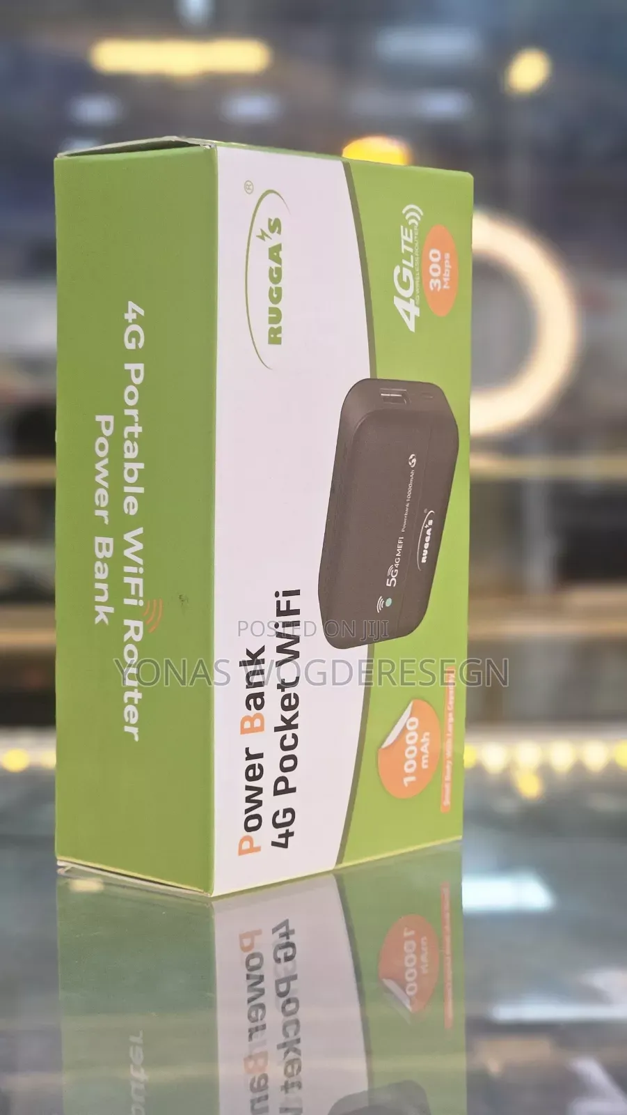 Ruggas 10000mah Power Bank + Pocket Wifi Portable Router