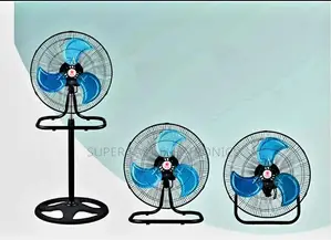 Crown Floor Fan High-Velocity Pedestal Fan – 3-Blade Industrial Streng