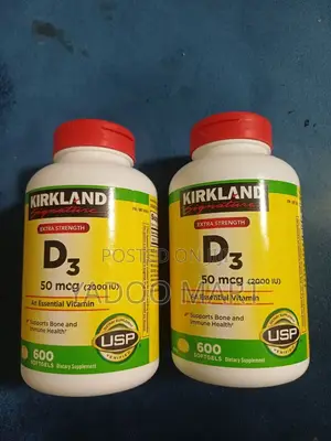 Kirkland Vitamin D3 2000 Iu Usa 600 Soft Gell