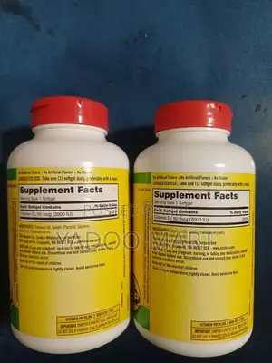 Kirkland Vitamin D3 2000 Iu Usa 600 Soft Gell