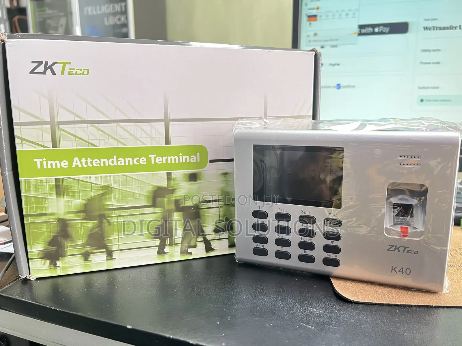 Zkteco K40 Pro Machine With Backup Battery 3000 Users