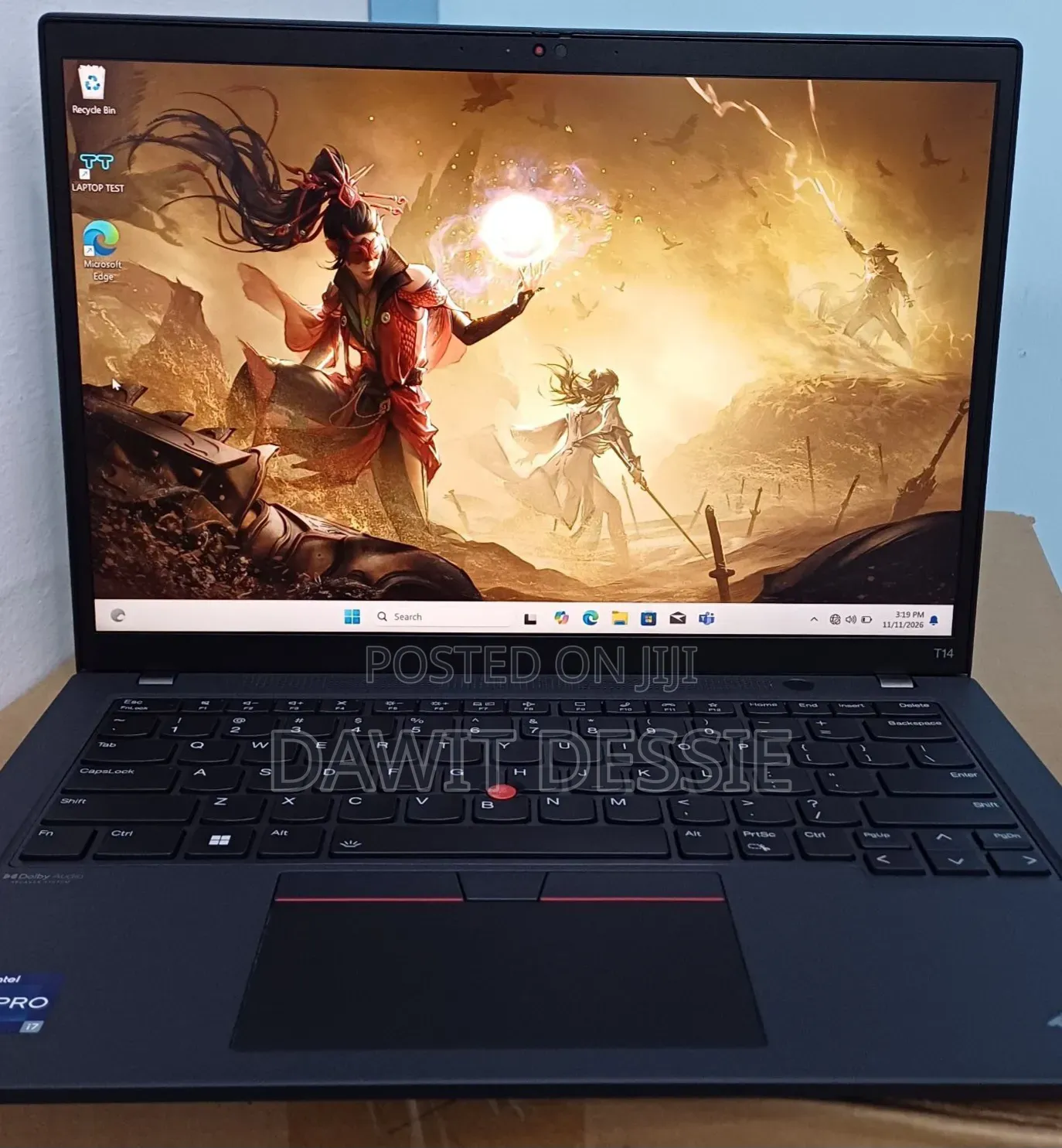 New Laptop Lenovo ThinkPad T14 16GB Intel Core i7 SSD 512GB