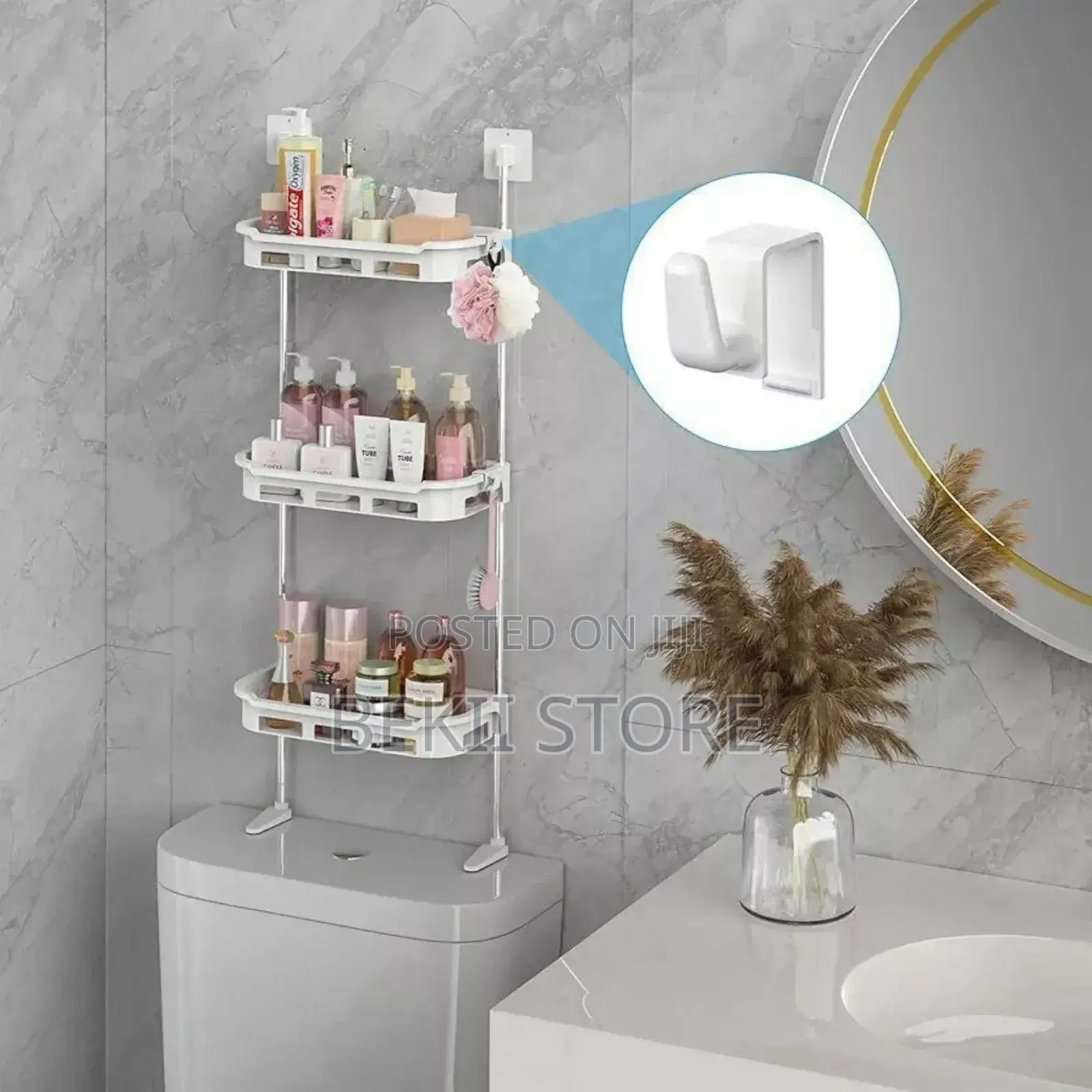 Modern Over Toilet Storage Rack Bathroom Organizer Shelf