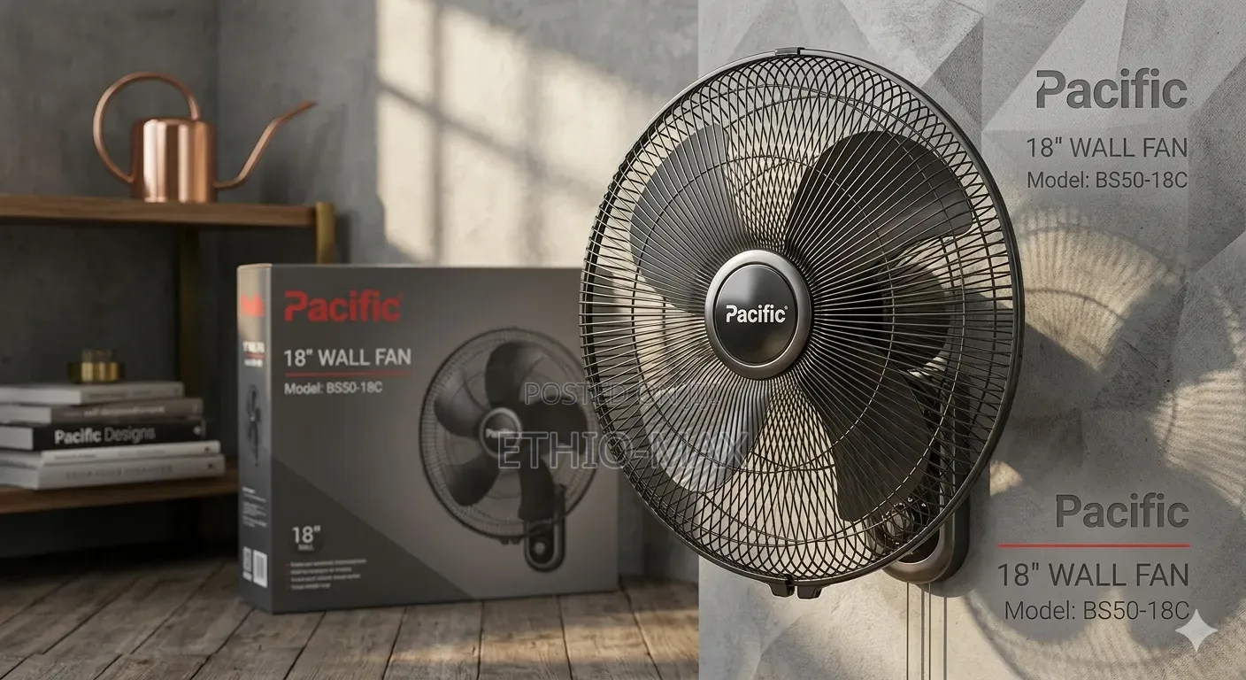 Pacific Wall Fan 18" Ventilator Fan