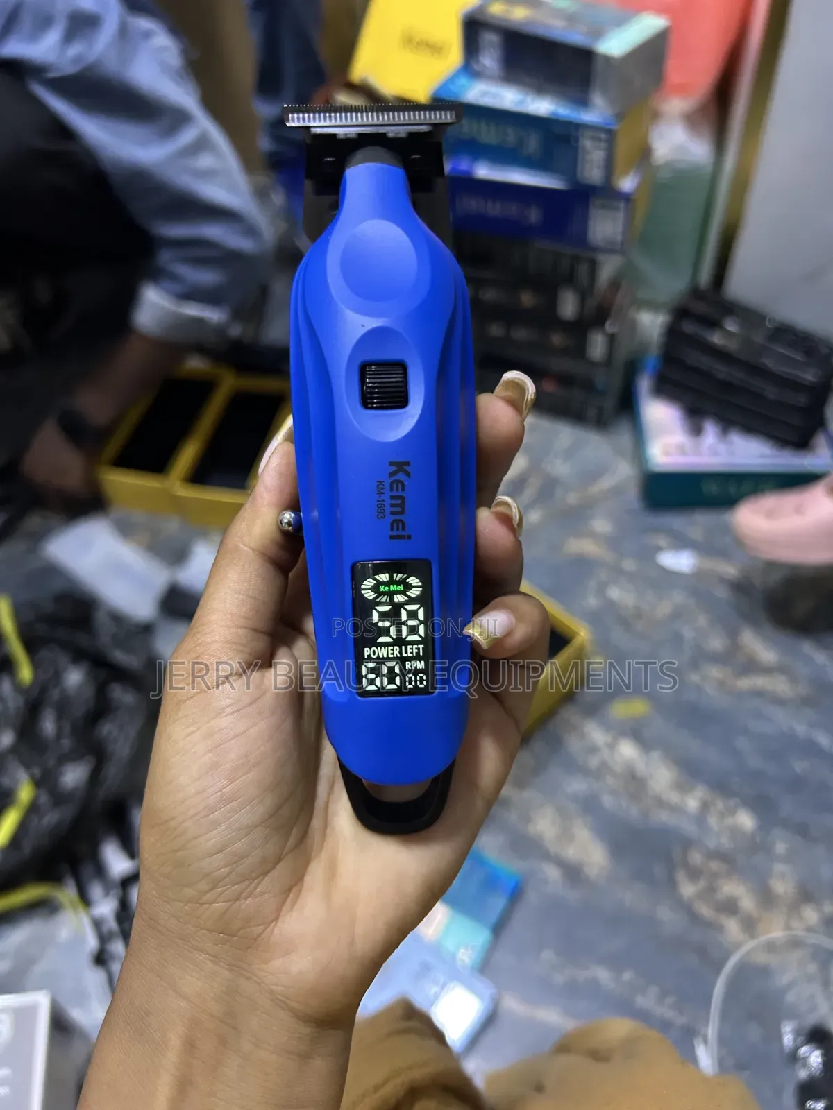 Kemei 1693 Professional Hair Trimmer- Usb Type C