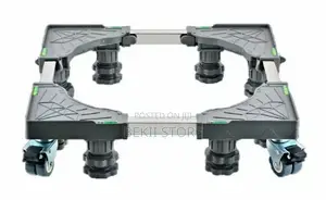 Adjustable Washing Machine Refrigerator Stand With Wheels