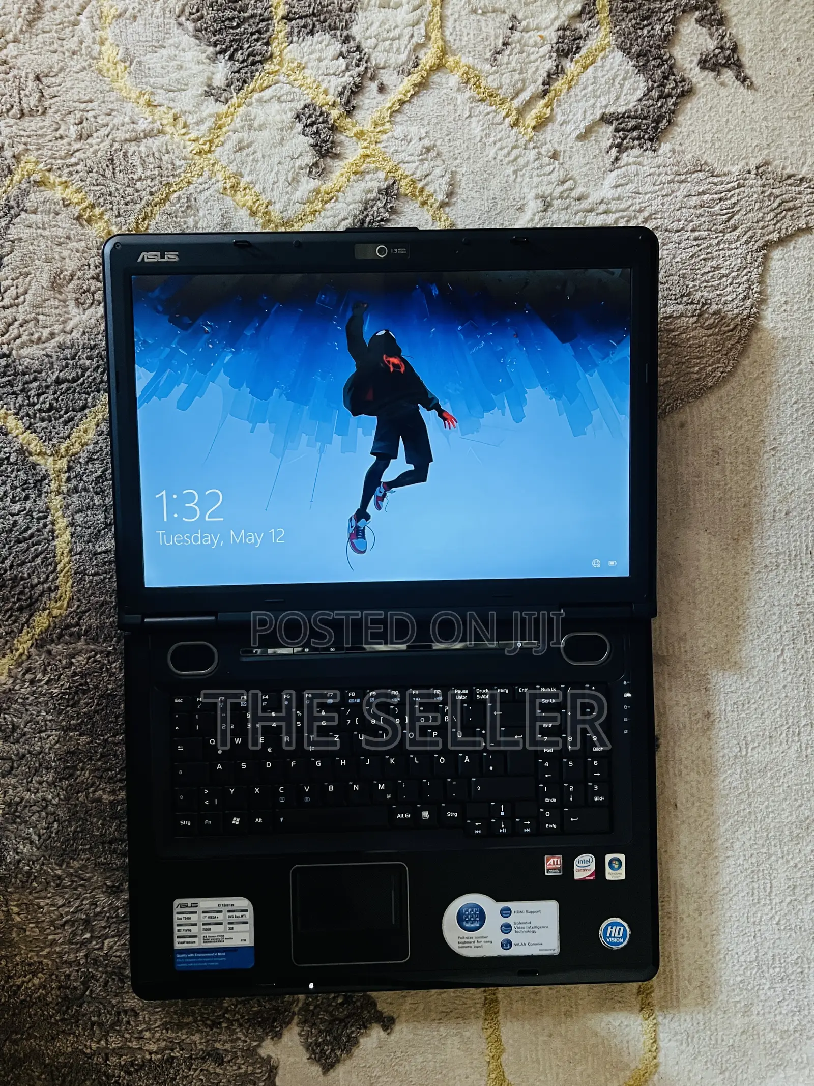 Laptop Asus 4GB Intel Core 2 Duo HDD 250GB