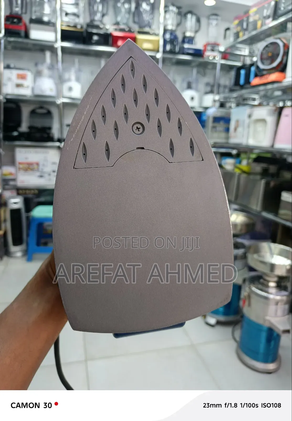 Silver Star Gravity Feed Steam Iron, a Heavy-Duty Industrial Iron