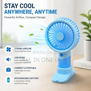 Rechargeable Mini Desktop Fan