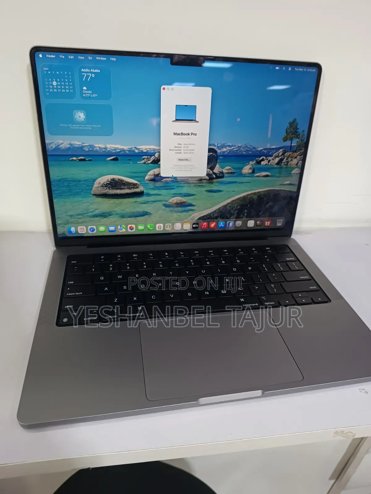 New Laptop Apple MacBook Pro M1 16GB Apple M1 Pro SSD 512GB