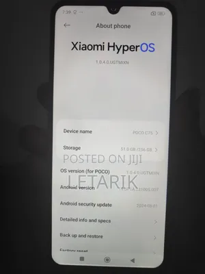 Xiaomi Poco C75 256 GB Black