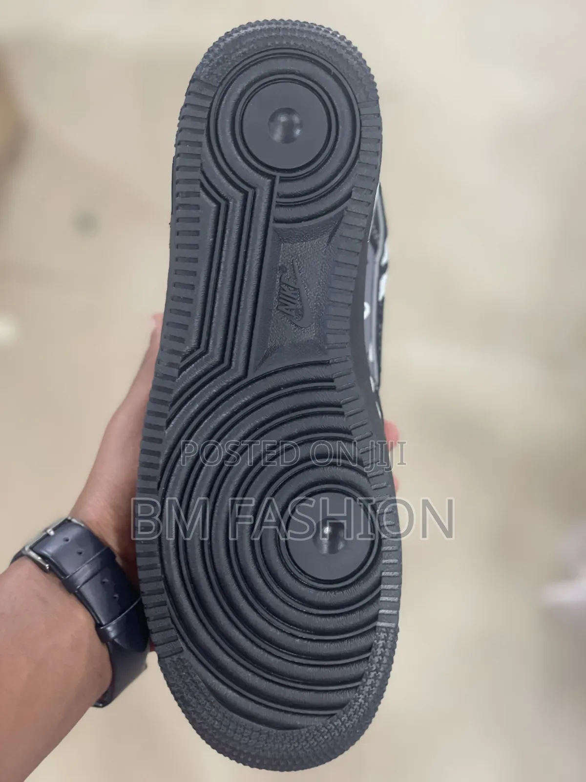 Nike Air Force 1 Low: Black Suede Multi-swoosh
