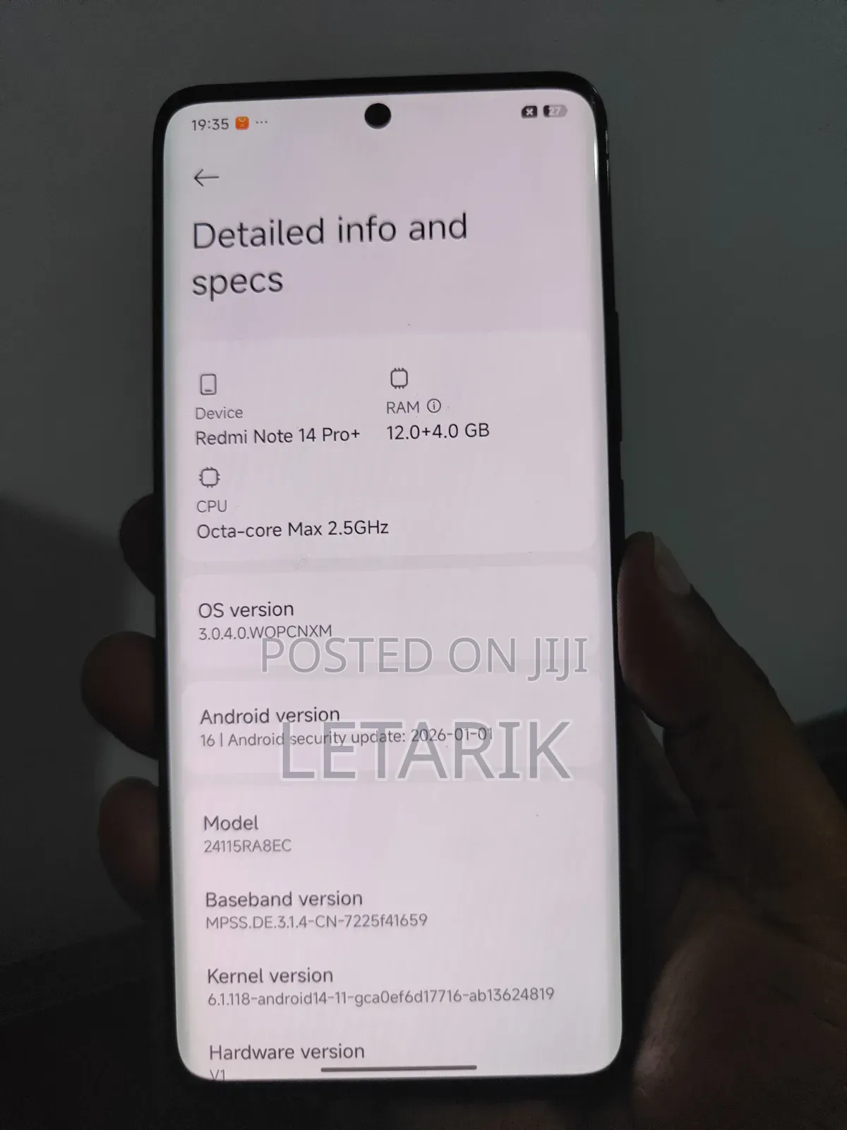 New Xiaomi Redmi Note 14 Pro+ 256 GB Black
