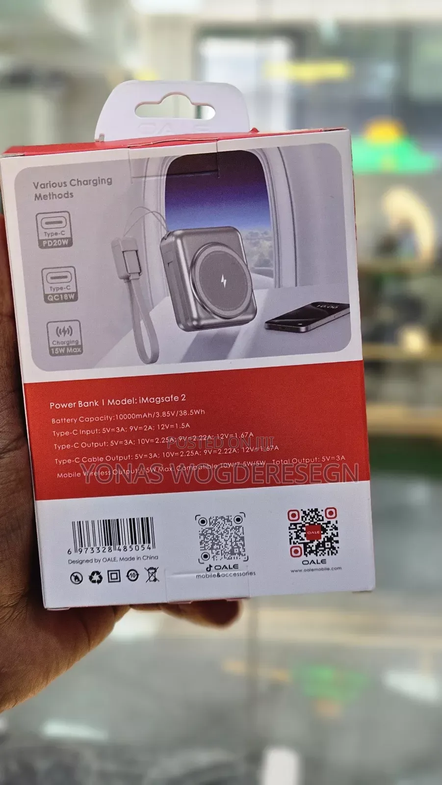 Oale 10000mah Fast Charging Power Bank