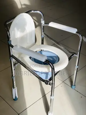 Folding Commode Chair Toilet Bathroom Safety