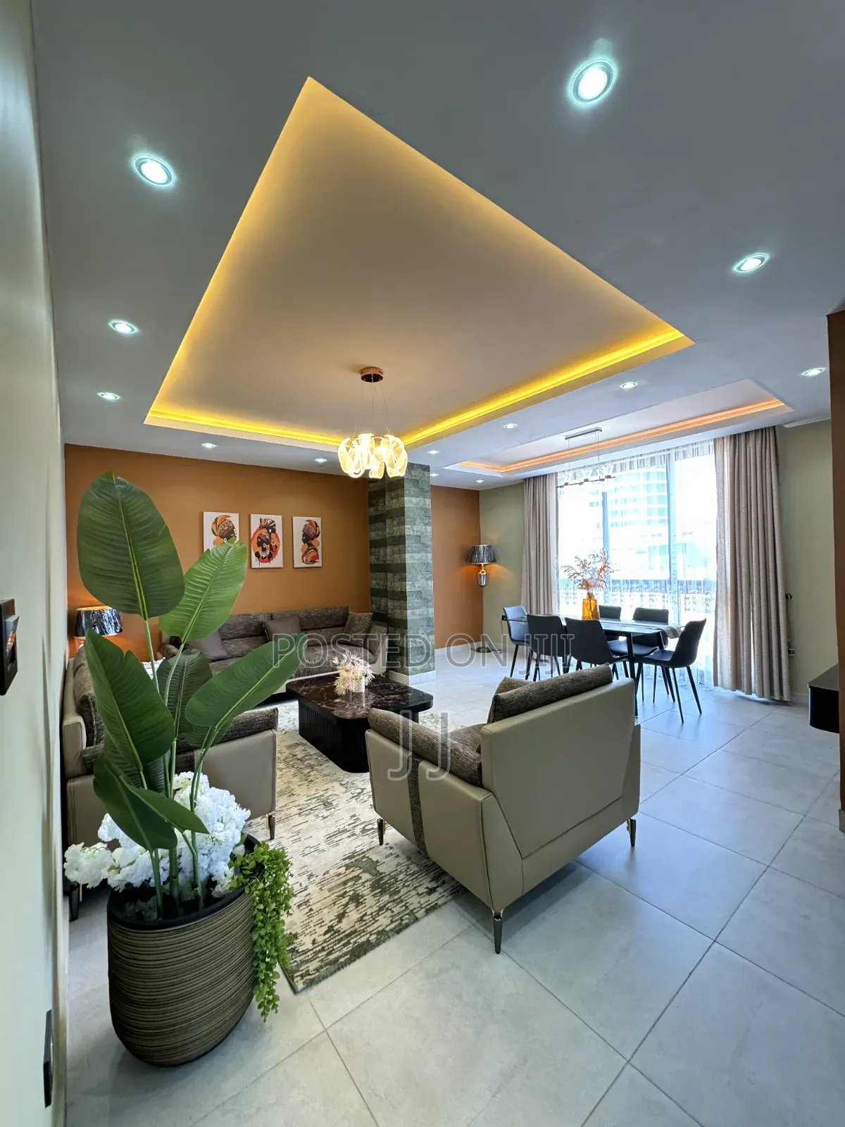 Furnished 2bdrm Apartment in Bole for rent