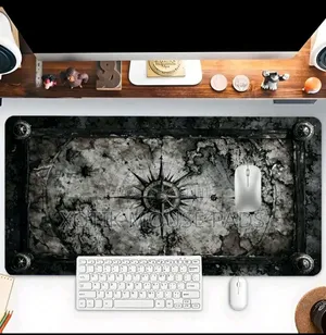 60 X 30 X 0.2cm Vintage Nautical Map Themed Mouse Pad - Desk Mat