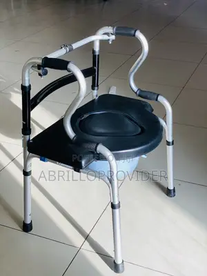 Lightweight Portable Walking Aid With Toilet