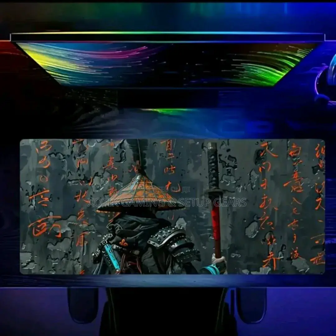 60 X 30 X 0.2cm Japanese Samurai Themed Mouse Pad - Desk Mat