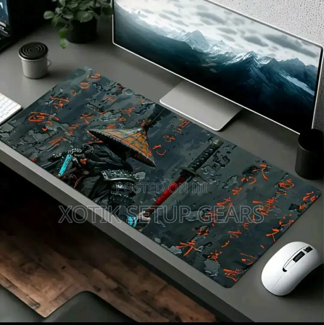 60 X 30 X 0.2cm Japanese Samurai Themed Mouse Pad - Desk Mat