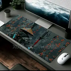 60 X 30 X 0.2cm Japanese Samurai Themed Mouse Pad - Desk Mat