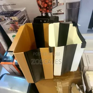 2pcs Foldable Door Hanging Trash Bin