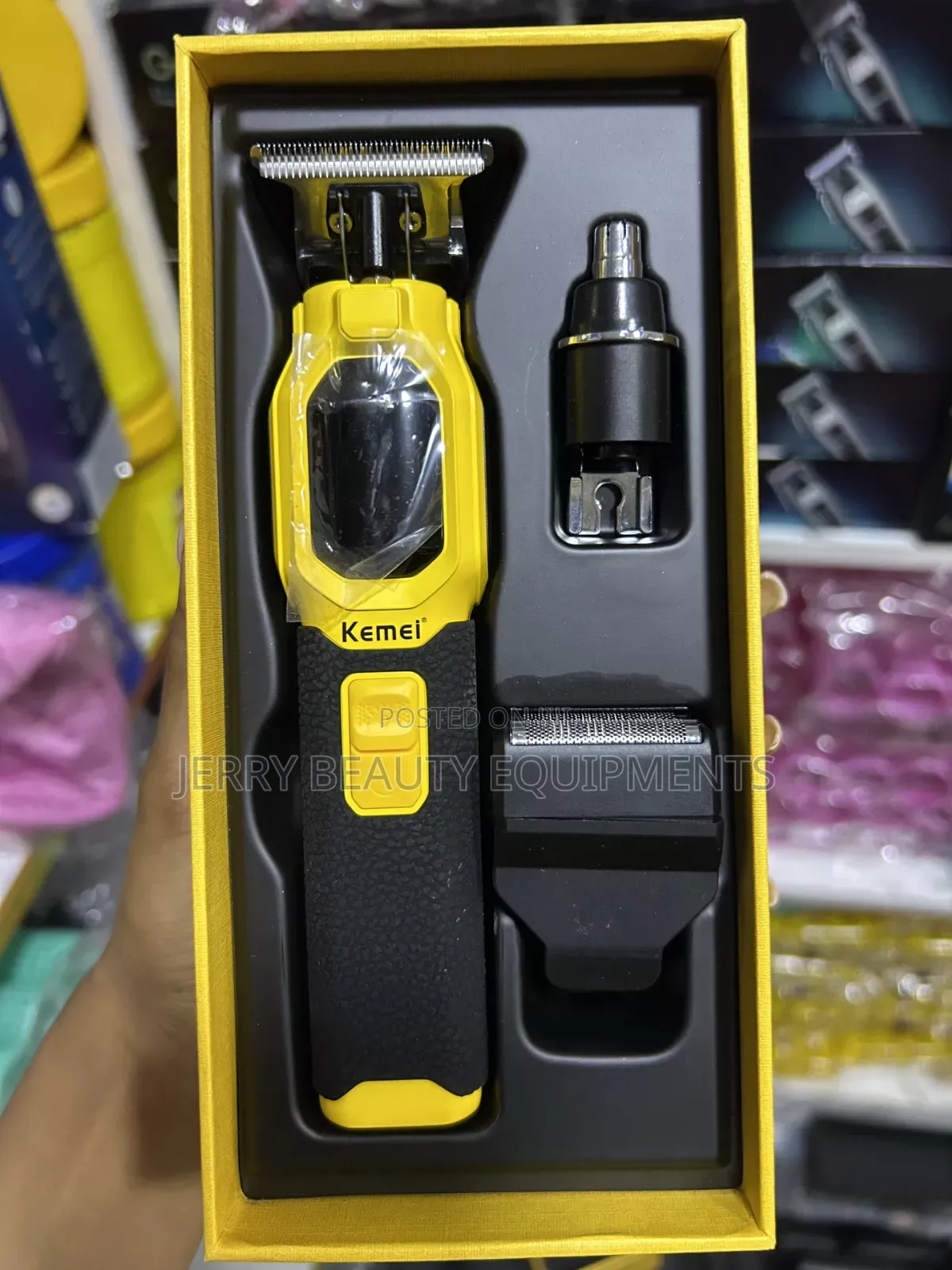 Kemei 1878 3 in 1 Rechargeable Kit