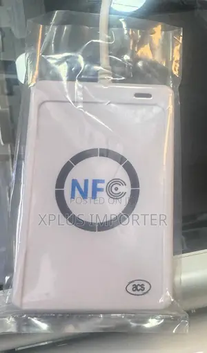 NFC Smart Card Reader and Writer in White.