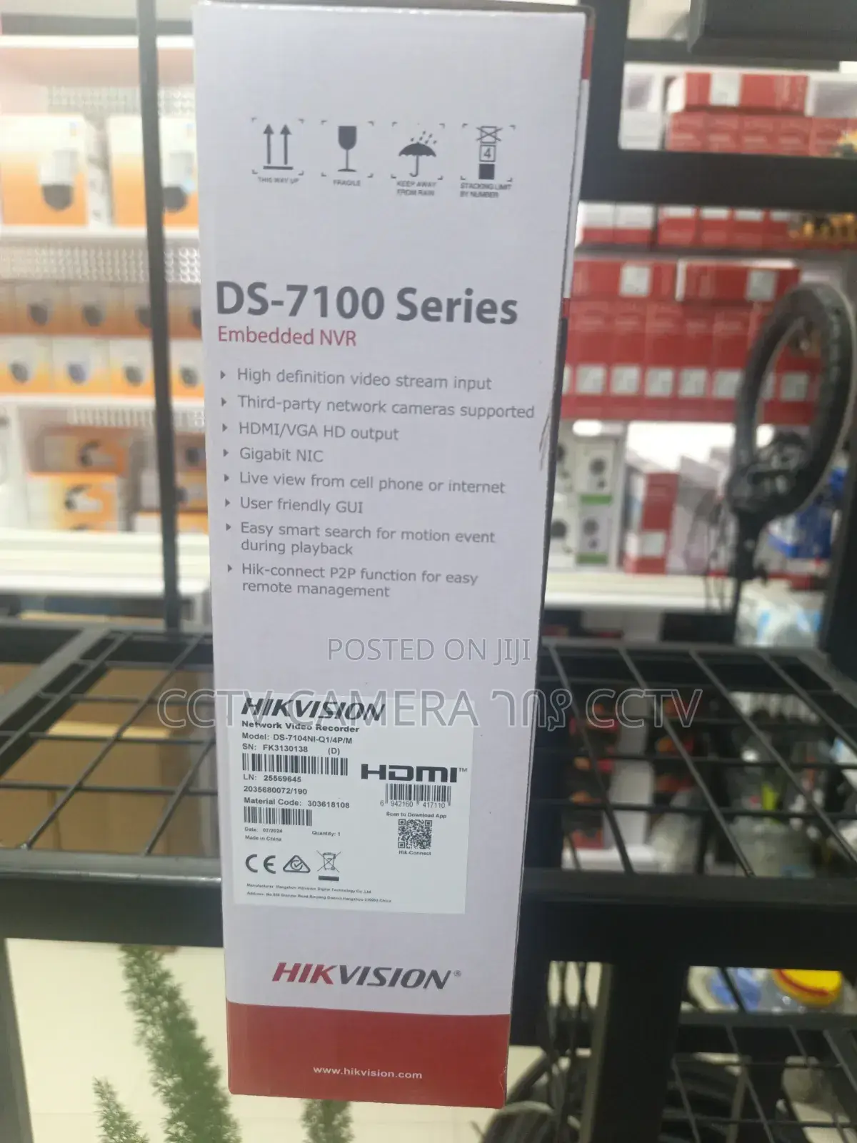 Hikvision Ds 7100 Series 4ch NVR