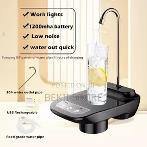 Portable Electric Water Dispenser Usb Rechargeable Water Bottle Pump